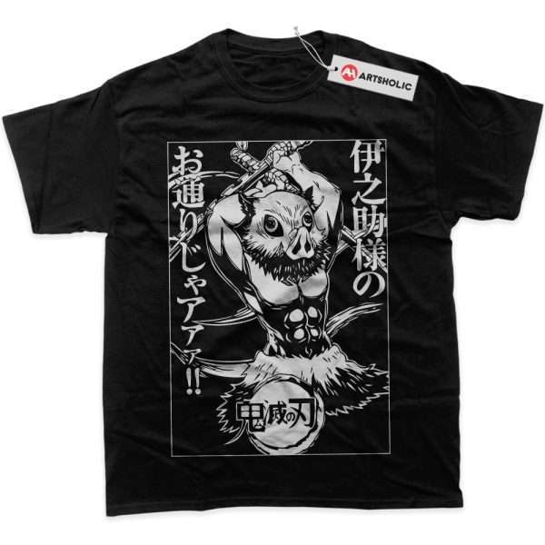 Inosuke Hashibira Shirt, Demon Slayer Shirt, Anime Shirt, Graphic Tee