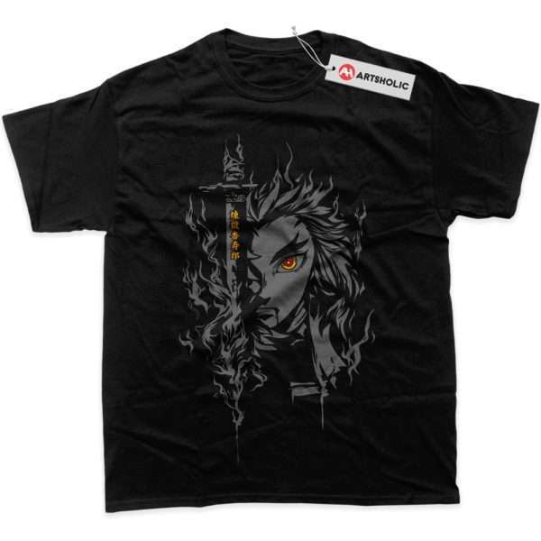 Kyojuro Rengoku Shirt, Demon Slayer Shirt, Anime Shirt, Graphic Tee