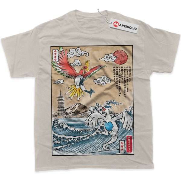 Lugia vs Ho-oh Shirt, Pokemon Shirt, Anime Shirt, Graphic T-Shirt