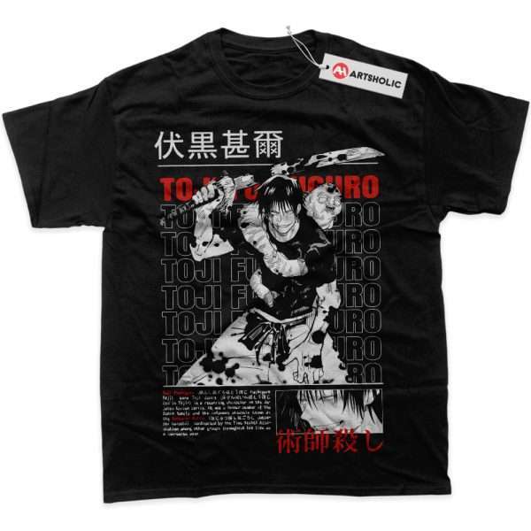 Toji Fushiguro Shirt, Jujutsu Kaisen Shirt, Anime Shirt, Graphic Tee