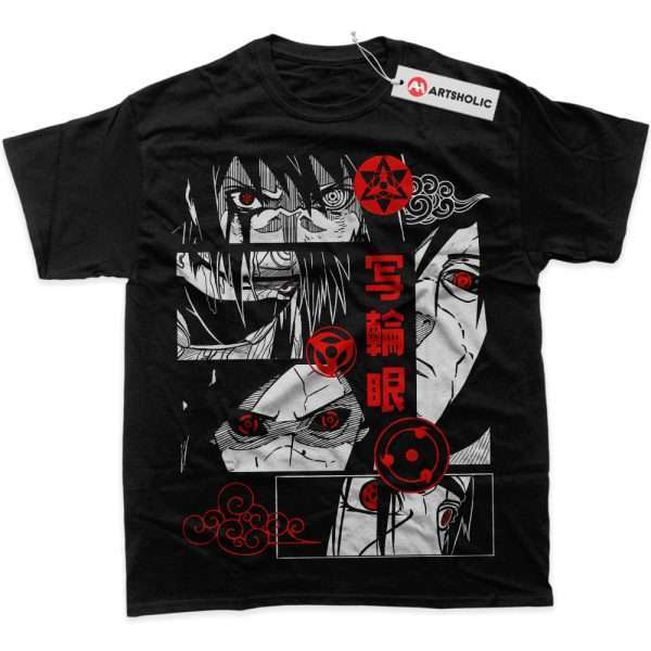 Sharingan Shirt, Naruto Shirt, Anime Shirt, Graphic T-Shirt