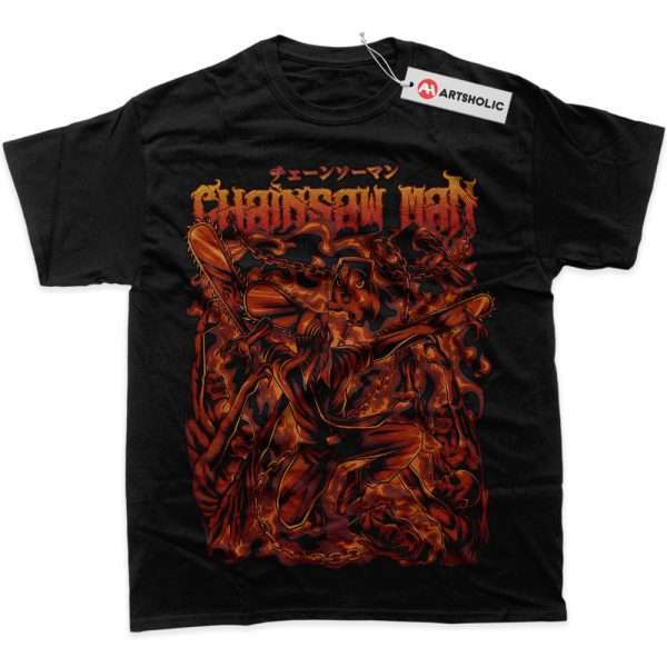 Chainsaw Man Shirt. Anime Shirt, Graphic Tee