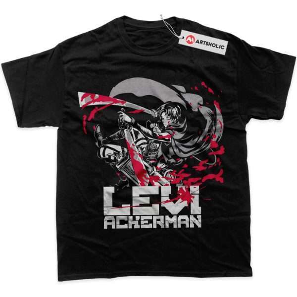 Levi Ackerman Shirt, Attack On Titan Shirt, AOT Shirt, Anime Shirt, Graphic Tee