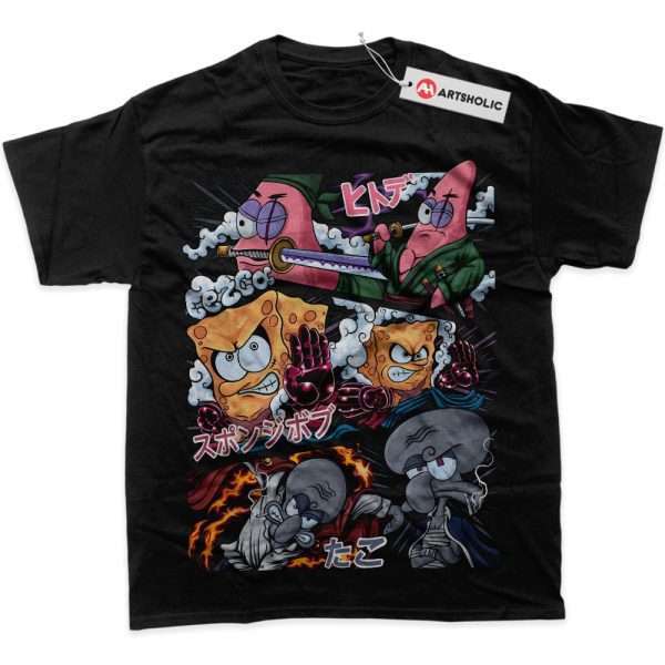 SpongeBob SquarePants Shirt, Animated Shirt, Graphic T-Shirt