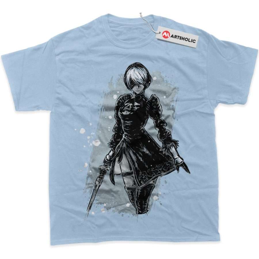 2B NieR:Automata Shirt, Game Shirt, Graphic Tee – Artsholic – Fan