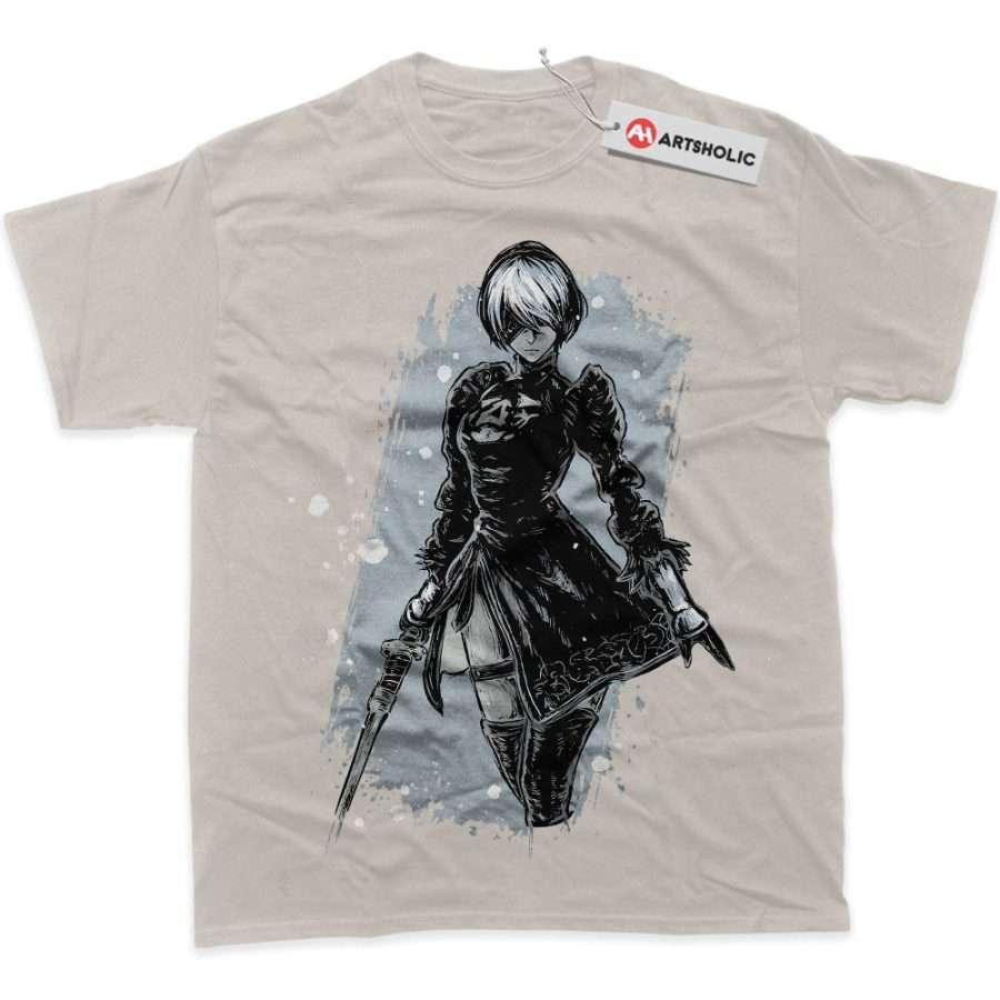 2B NieR:Automata Shirt, Game Shirt, Graphic Tee – Artsholic – Fan