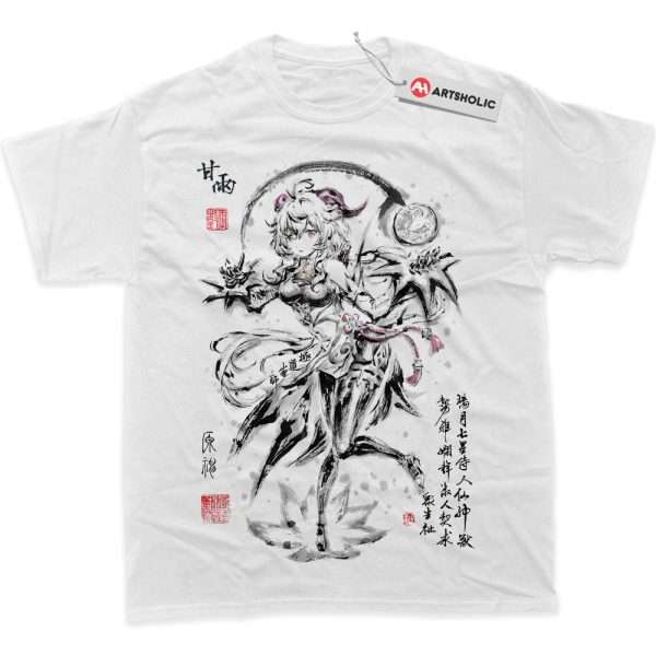 Ganyu Shirt, Genshin Impact Shirt, Game Shirt, Graphic T-Shirt