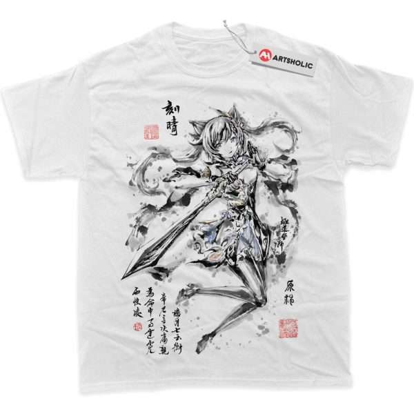 Keqing Shirt, Genshin Impact Shirt, Game Shirt, Graphic T-Shirt