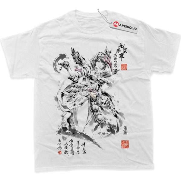 Kujou Sara Shirt, Genshin Impact Shirt, Game Shirt, Graphic Tee