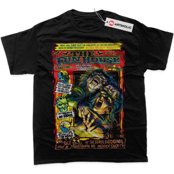 The Funhouse Shirt, Halloween Shirt, Horror Shirt, Graphic Tee