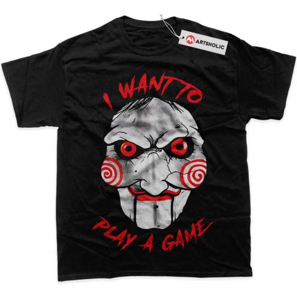 Jigsaw Shirt, Saw Shirt, Halloween Shirt, Horror Shirt, Graphic T-Shirt