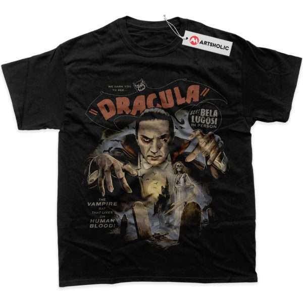 Dracula Shirt, Halloween Shirt, Horror Shirt, Graphic T-Shirt