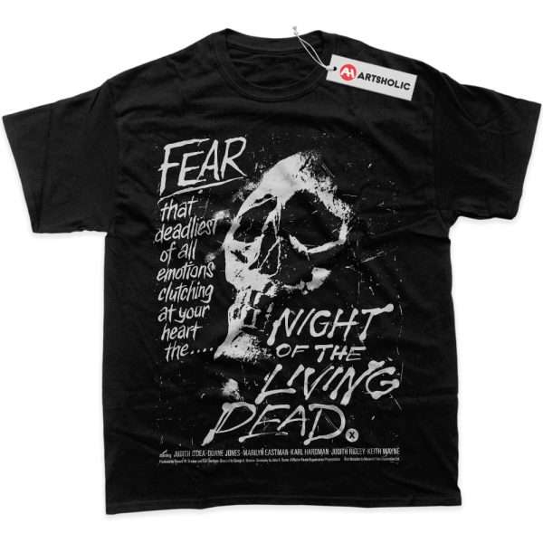 Night of the Living Dead Shirt, Halloween Shirt, Horror Shirt, Graphic T-Shirt