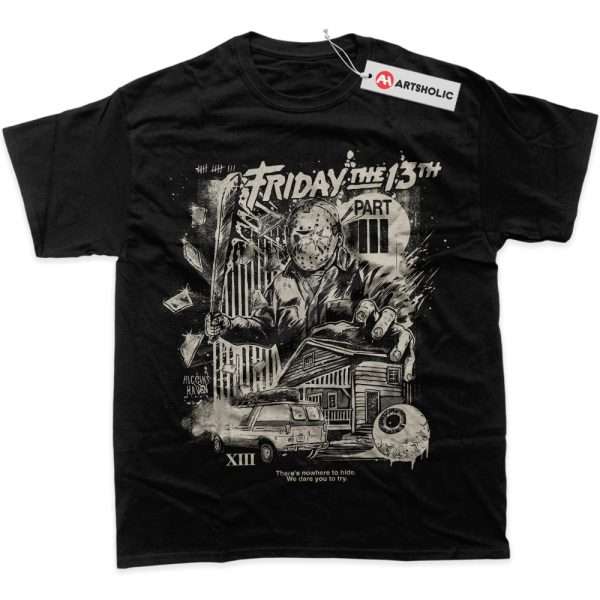 Friday the 13th Shirt, Halloween Shirt, Horror Shirt, Graphic T-Shirt