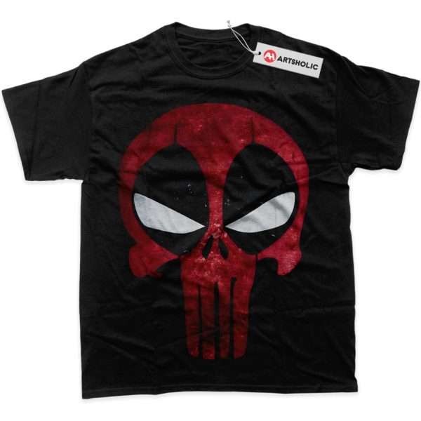 Deadpool x Punisher Shirt, Marvel Comics Shirt, Graphic T-Shirt