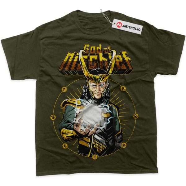 Loki Shirt, Marvel Comics Shirt, Graphic T-Shirt