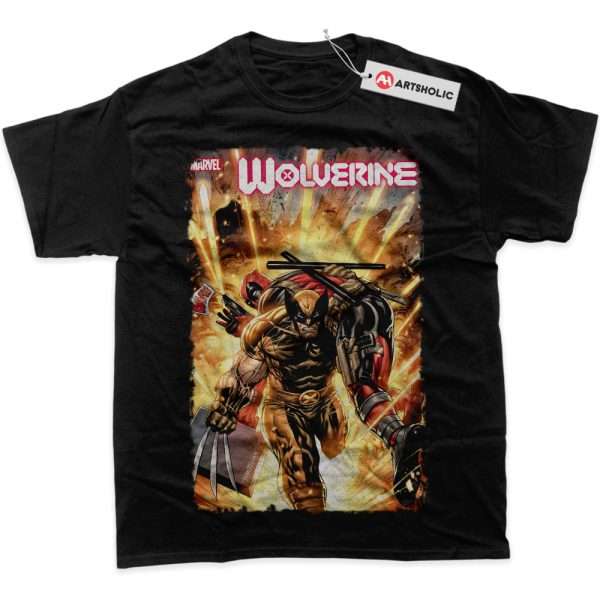 Deadpool vs Wolverine Shirt, Marvel Comics Shirt, Graphic Tee
