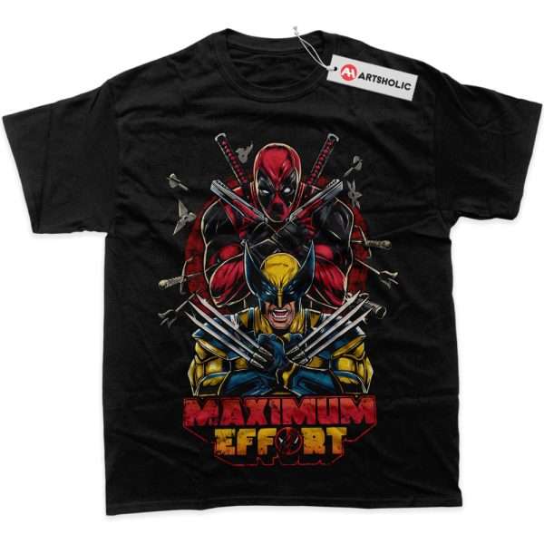Deadpool vs Wolverine Shirt, Marvel Comics Shirt, Graphic Tee