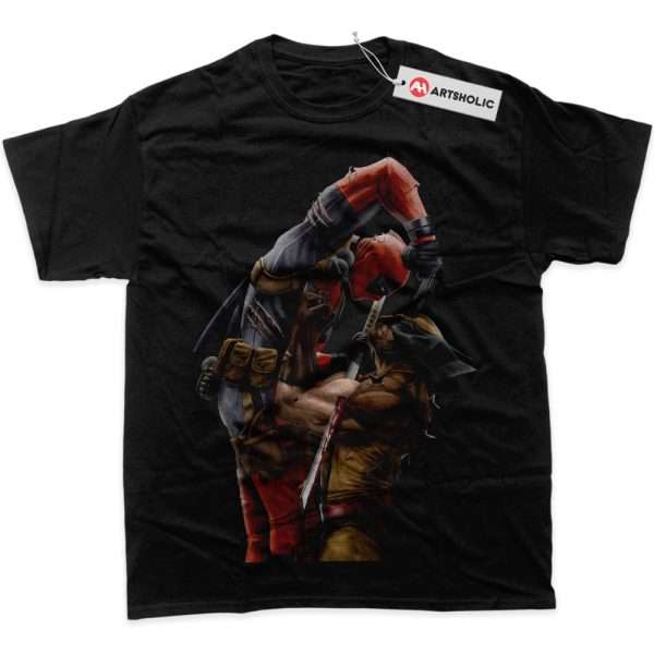 Deadpool vs Wolverine Shirt, Marvel Comics Shirt, Graphic Tee