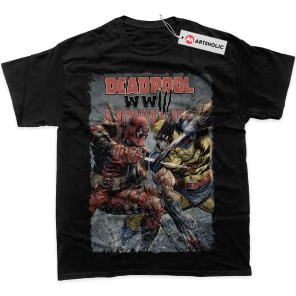 Deadpool Shirt, Wolverine Shirt, Marvel Comics Shirt, Graphic Tee