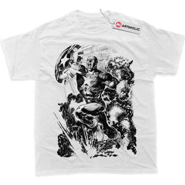 Captain America Shirt, Marvel Comics Shirt, Graphic Tee