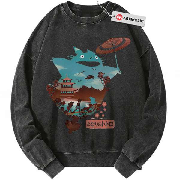 My Neighbor Totoro Sweatshirt, Studio Ghibli Sweatshirt, Anime Sweatshirt, Vintage Sweater