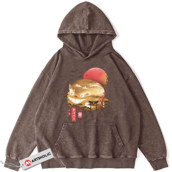 Catbus Hoodie, My Neighbor Totoro Hoodie, Studio Ghibli Hoodie, Anime Hoodie, Vintage Hoodie