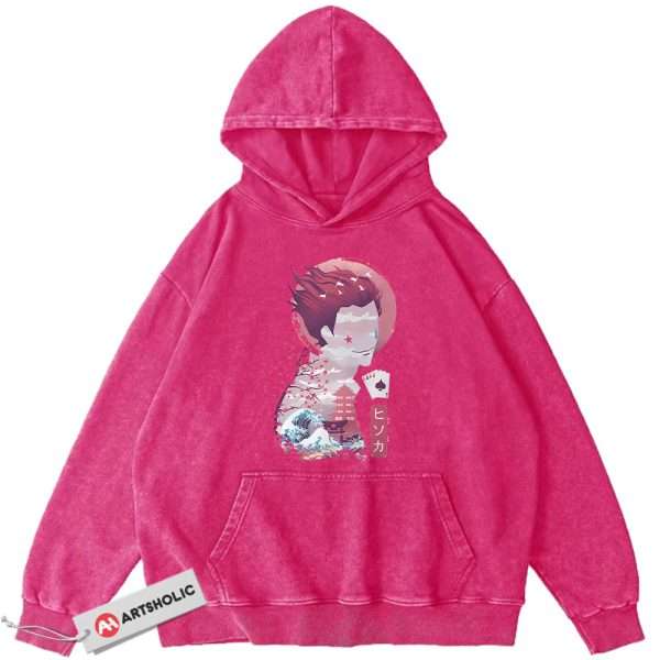 Hisoka Hoodie, Hunter x Hunter Hoodie, HxH Hoodie, Anime Hoodie, Vintage Hoodie