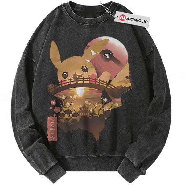 Pikachu Sweatshirt, Pokemon Sweatshirt, Anime Sweatshirt, Vintage Sweater