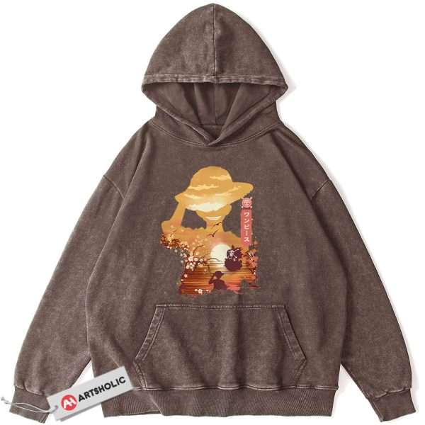 Monkey D Luffy Hoodie, One Piece Hoodie, Anime Hoodie, Vintage Hoodie