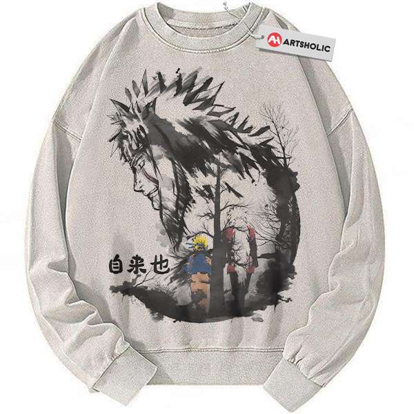 Jiraiya Sweatshirt, Naruto Sweatshirt, Anime Sweatshirt, Vintage Sweater