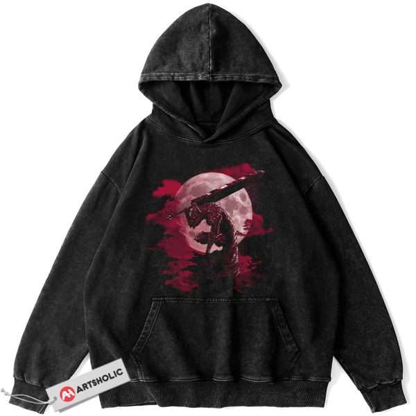 Guts Hoodie, Berserk Hoodie, Anime Hoodie, Vintage Hoodie