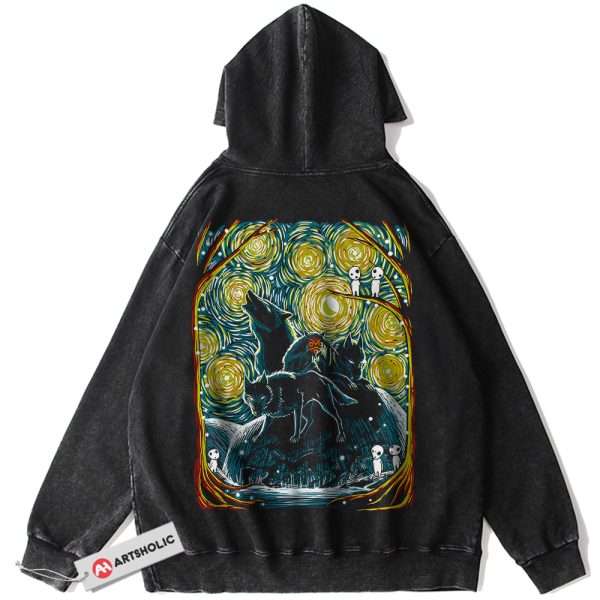 Princess Mononoke Hoodie, Studio Ghibli Hoodie, Anime Hoodie, Vintage Hoodie