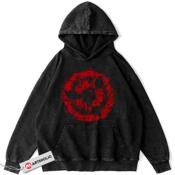 Sharingan Hoodie, Naruto Hoodie, Anime Hoodie, Vintage Hoodie