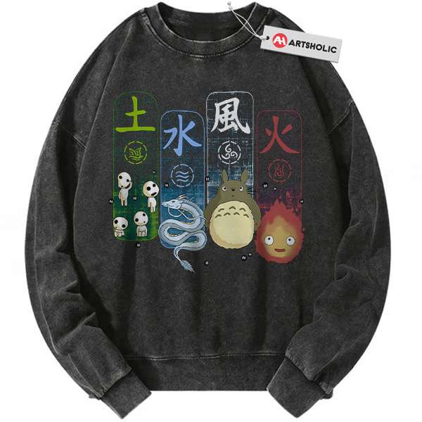 Studio Ghibli Sweatshirt, Anime Sweatshirt, Vintage Sweatshirt