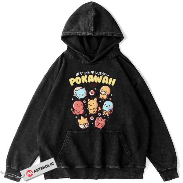 Pokemon Hoodie, Anime Hoodie, Vintage Hoodie