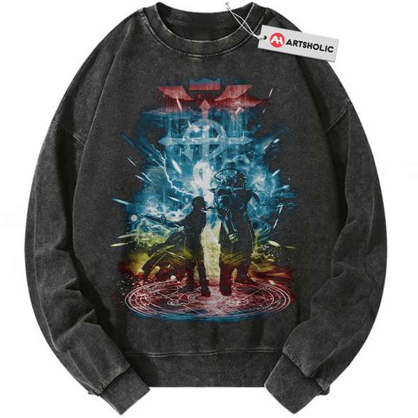 Fullmetal Alchemist Sweatshirt, Anime Sweatshirt, Vintage Sweater