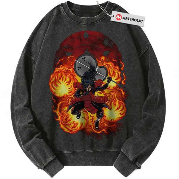 Madara Uchiha Sweatshirt, Naruto Sweatshirt, Anime Sweatshirt, Vintage Sweater