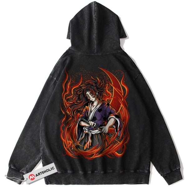 Kokushibo Hoodie, Demon Slayer Hoodie, Anime Hoodie, Vintage Hoodie