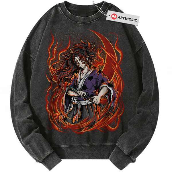 Kokushibo Sweatshirt, Demon Slayer Sweatshirt, Anime Sweatshirt, Vintage Sweatshirt