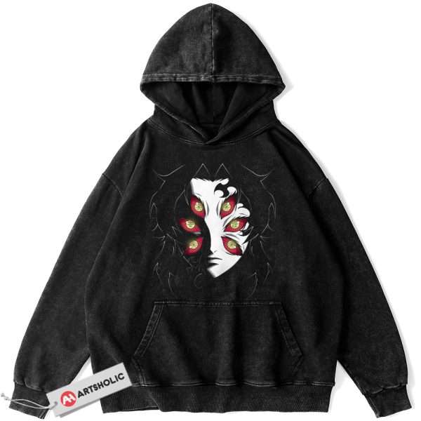 Kokushibo Hoodie, Demon Slayer Hoodie, Anime Hoodie, Vintage Hoodie