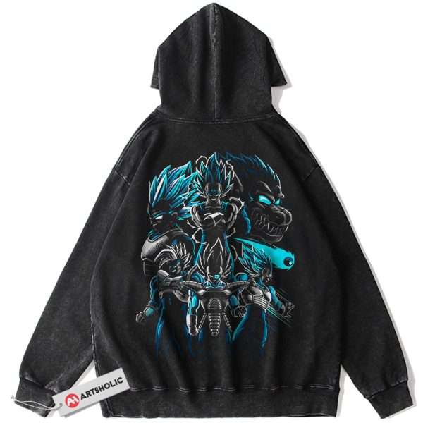 Vegeta Hoodie, Dragon Ball Z Hoodie, DBZ Hoodie, Anime Hoodie, Vintage Hoodie