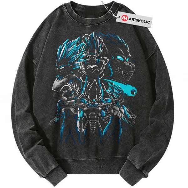 Vegeta Sweatshirt, Dragon Ball Z Sweatshirt, DBZ Sweatshirt, Anime Sweatshirt, Vintage Sweater