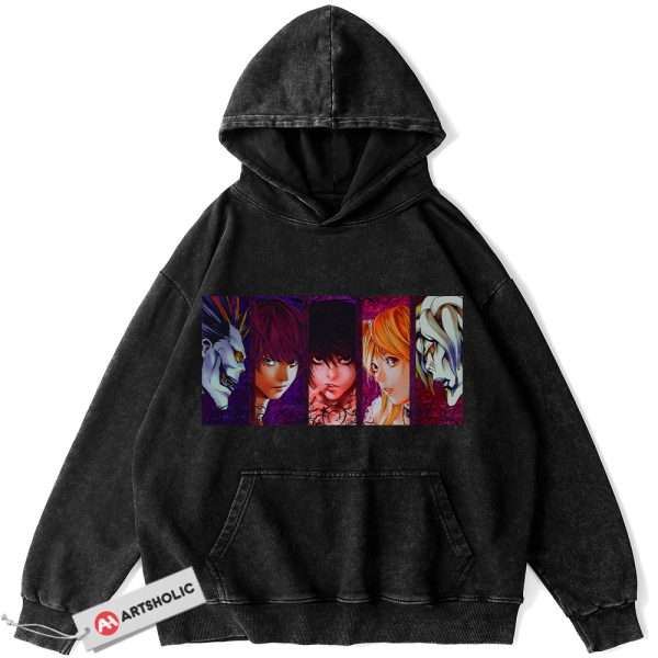 Death Note Hoodie, Anime Hoodie, Vintage Hoodie