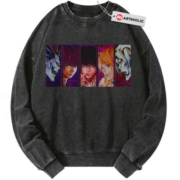 Death Note Sweatshirt, Anime Sweatshirt, Vintage Sweater