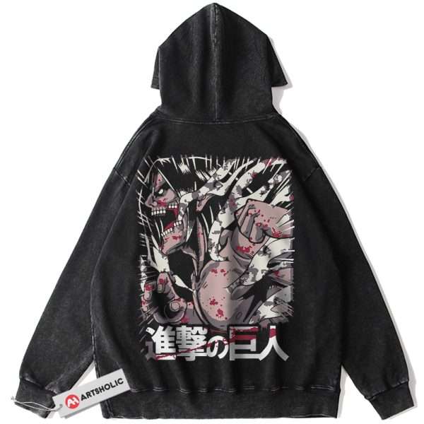 Eren Yeager Hoodie, Attack On Titan Hoodie, AOT Hoodie, Anime Hoodie, Vintage Hoodie