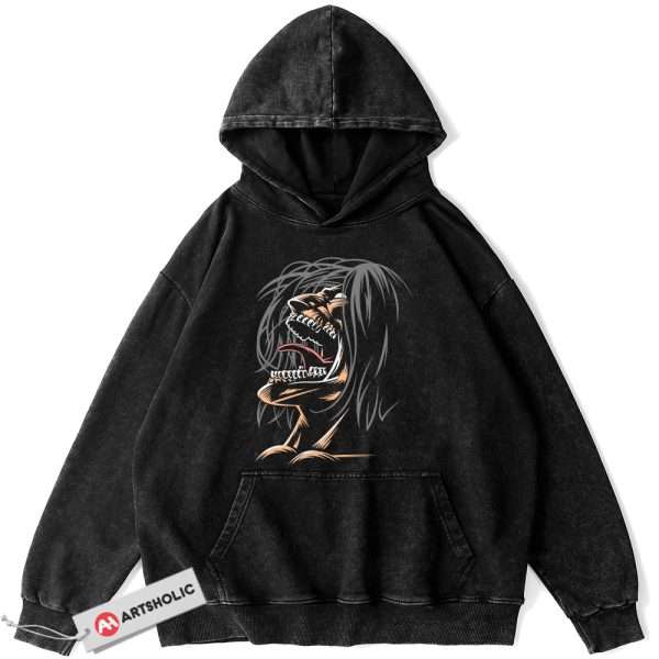 Eren Yeager Hoodie, Attack On Titan Hoodie, AOT Hoodie, Anime Hoodie, Vintage Hoodie