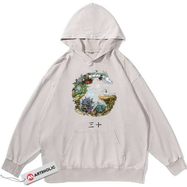 Studio Ghibli Hoodie, Anime Hoodie, Vintage Hoodie