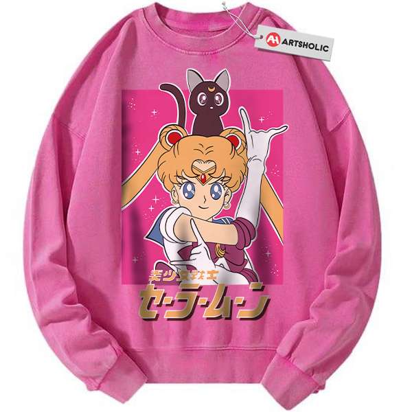 Usagi Tsukino Sweatshirt, Sailor Moon Sweatshirt, Anime Sweatshirt, Vintage Sweater