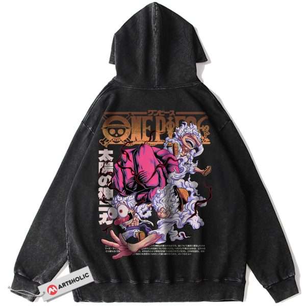 Monkey D Luffy Hoodie, One Piece Hoodie, Anime Hoodie, Vintage Hoodie